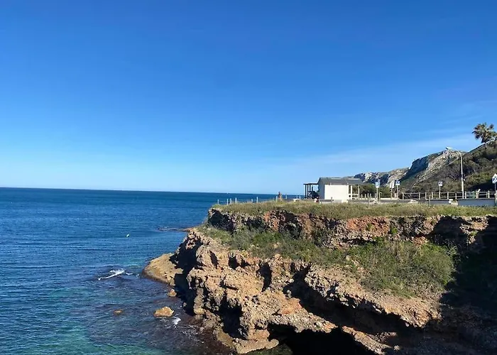 公寓 En Primera Linea De Playa Con Piscina Y Garaje Gratuito 德尼亚